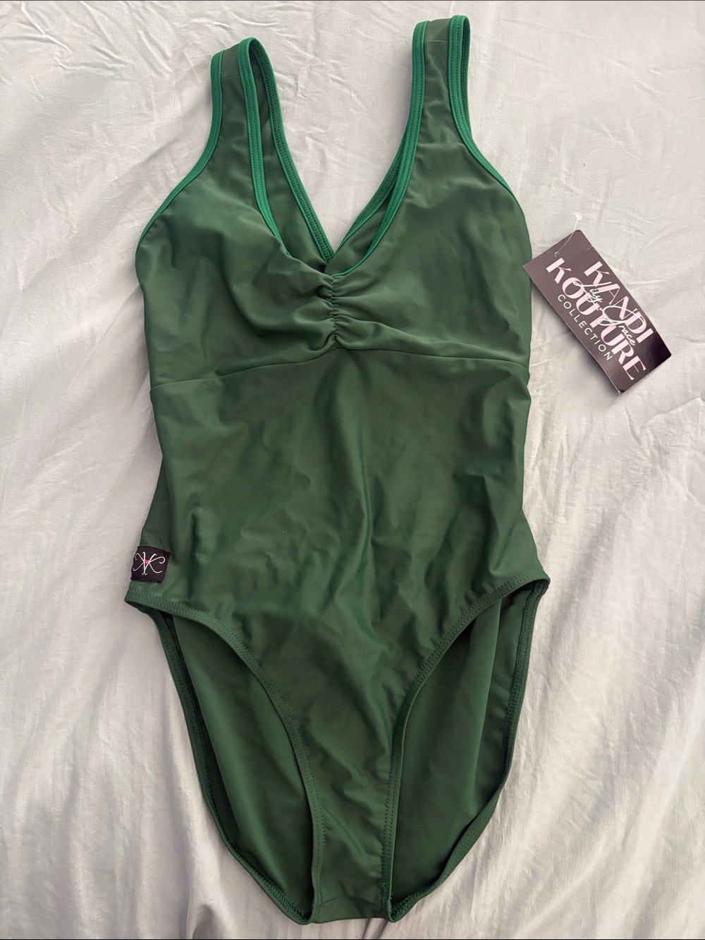 Kandi Kouture Dark Green Leotard